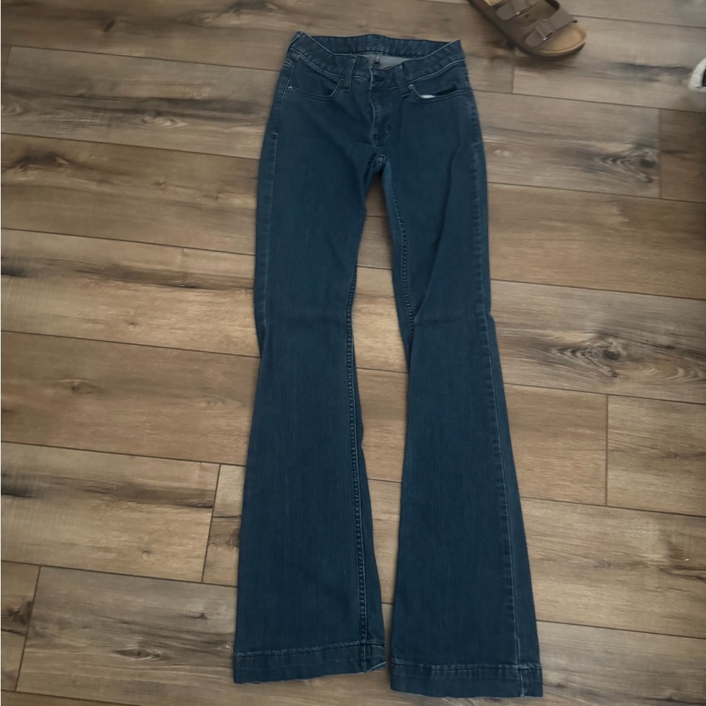 Kimes Ranch Dark Blue Flare Jeans